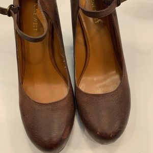 Brown Nine West Heels